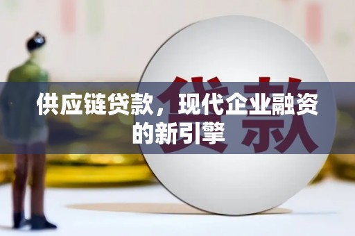 中正供应链贷款，现代企业融资的新引擎