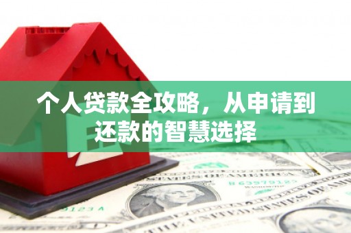 中正个人贷款全攻略，从申请到还款的智慧选择
