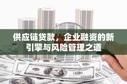 中正供应链贷款，企业融资的新引擎与风险管理之道
