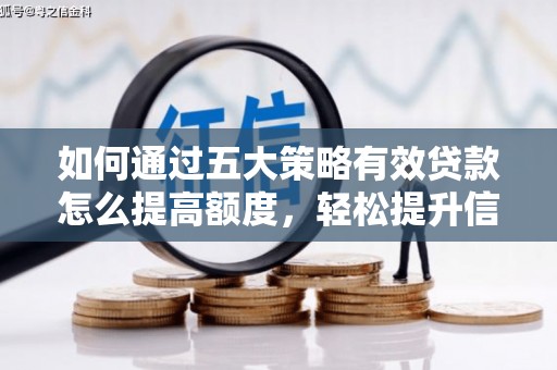 中正如何通过五大策略有效贷款怎么提高额度，轻松提升信用价值