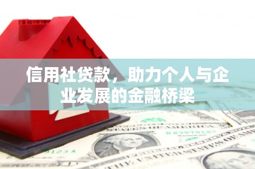 中正信用社贷款，助力个人与企业发展的金融桥梁
