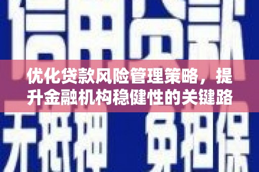 中正优化贷款风险管理策略，提升金融机构稳健性的关键路径