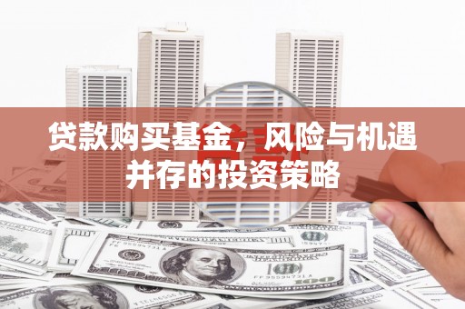 中正贷款购买基金，风险与机遇并存的投资策略