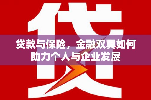 中正贷款与保险，金融双翼如何助力个人与企业发展