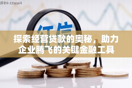 中正探索经营贷款的奥秘，助力企业腾飞的关键金融工具