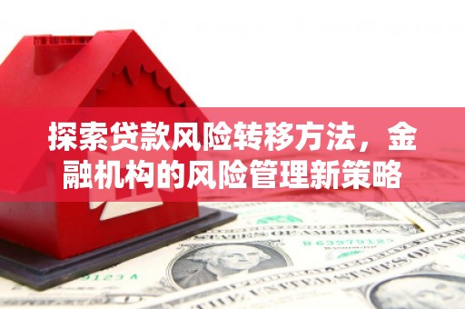 中正探索贷款风险转移方法，金融机构的风险管理新策略
