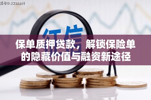 中正保单质押贷款，解锁保险单的隐藏价值与融资新途径