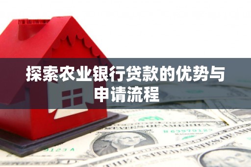 中正探索农业银行贷款的优势与申请流程
