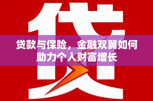 中正贷款与保险，金融双翼如何助力个人财富增长