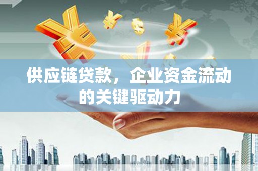 中正供应链贷款，企业资金流动的关键驱动力
