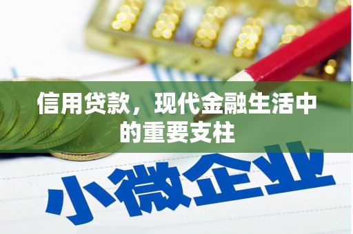 中正信用贷款，现代金融生活中的重要支柱