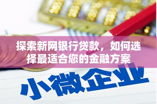 中正探索新网银行贷款，如何选择最适合您的金融方案