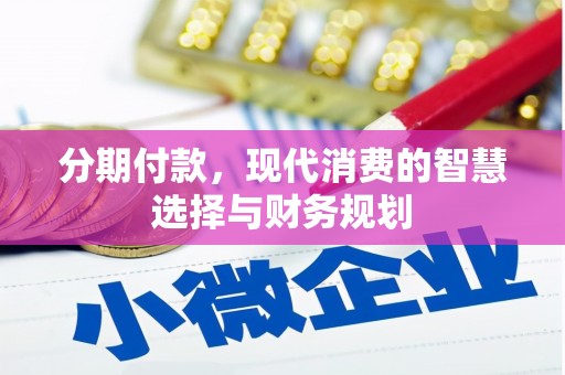 中正分期付款，现代消费的智慧选择与财务规划