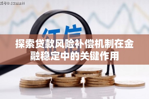 中正探索贷款风险补偿机制在金融稳定中的关键作用