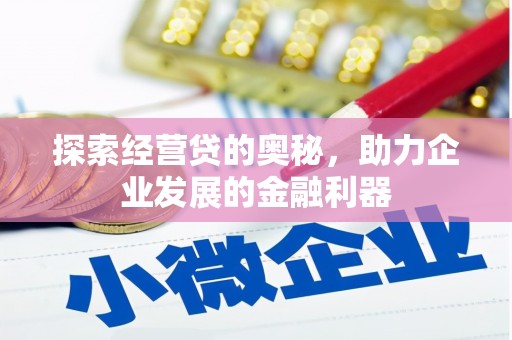 中正探索经营贷的奥秘，助力企业发展的金融利器