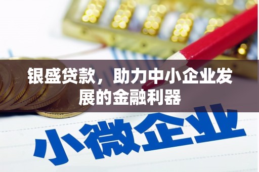 中正银盛贷款，助力中小企业发展的金融利器