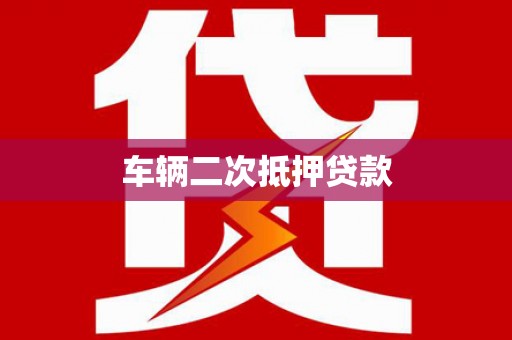 中正车辆二次抵押贷款