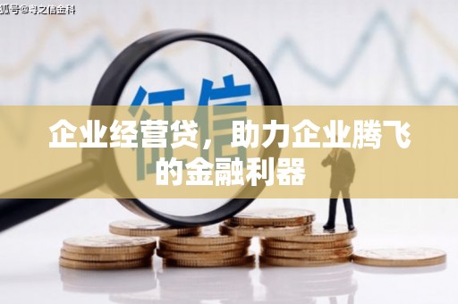 中正企业经营贷，助力企业腾飞的金融利器