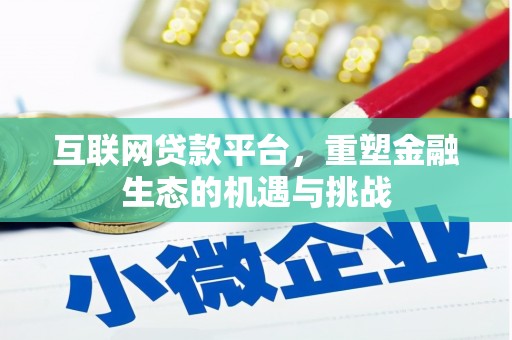 中正互联网贷款平台，重塑金融生态的机遇与挑战