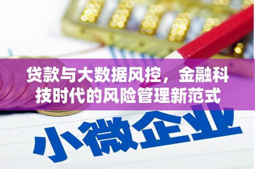 中正贷款与大数据风控，金融科技时代的风险管理新范式