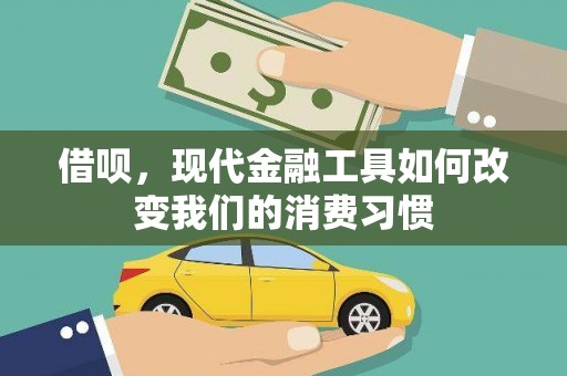 中正借呗，现代金融工具如何改变我们的消费习惯