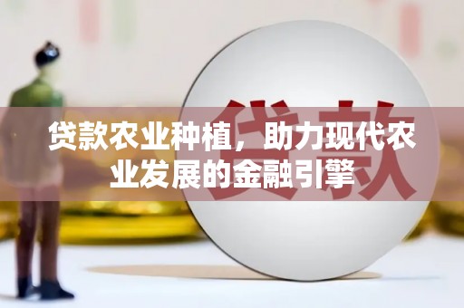 中正贷款农业种植，助力现代农业发展的金融引擎