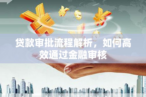 中正贷款审批流程解析，如何高效通过金融审核