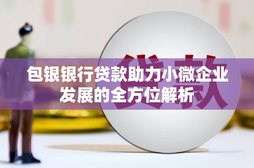 中正包银银行贷款助力小微企业发展的全方位解析
