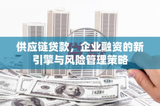 中正供应链贷款，企业融资的新引擎与风险管理策略