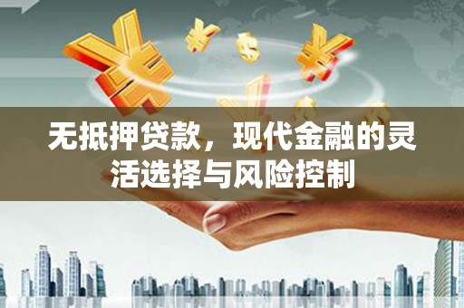 中正无抵押贷款，现代金融的灵活选择与风险控制