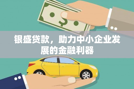 中正银盛贷款，助力中小企业发展的金融利器